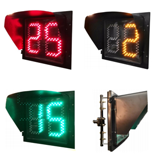 CUENTA REGRESIVA ROJO - ÁMBAR - VERDE - 400 x 400 mm.